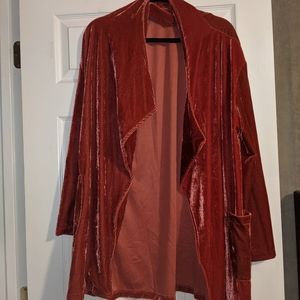 Velvet cardigan
